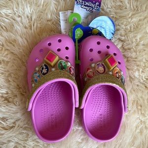 CROCS TODDLER CLASSIC DISNEY PRINCESS LIGHTS CLOG size 9 NWT